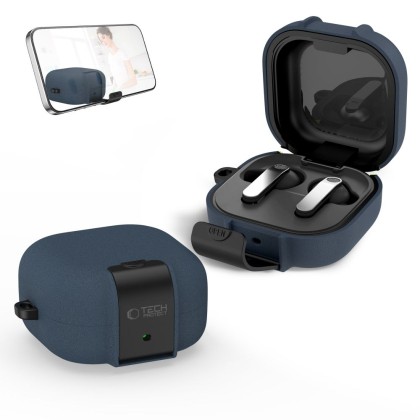TECH-PROTECT SLIM HOOK SAMSUNG GALAXY BUDS 4 / 4 PRO FLUFFY BLUE