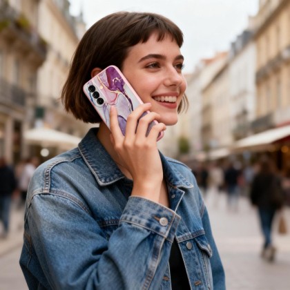 Силиконов кейс за Samsung Galaxy A37 5G от Tech-Protect Icon - Marble