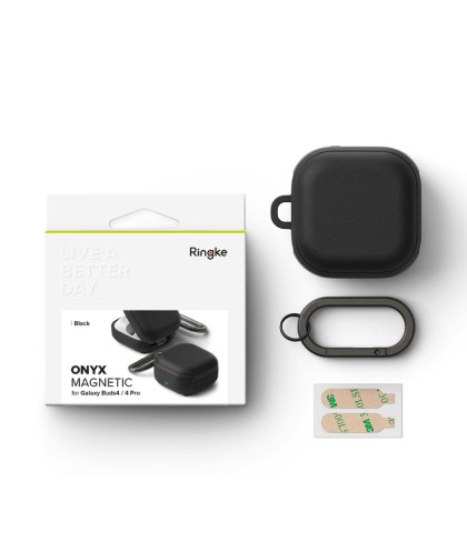 RINGKE ONYX MAGNETIC MAGSAFE SAMSUNG GALAXY BUDS 4 / 4 PRO BLACK