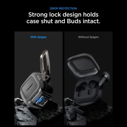 SPIGEN LOCK FIT SAMSUNG GALAXY BUDS 4 / 4 PRO MATTE BLACK
