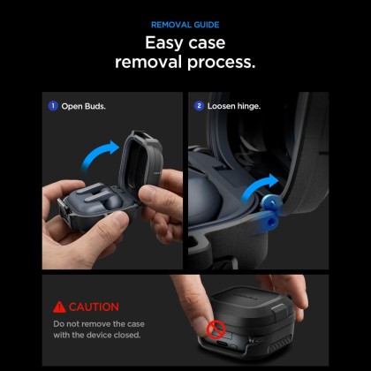 SPIGEN LOCK FIT SAMSUNG GALAXY BUDS 4 / 4 PRO MATTE BLACK