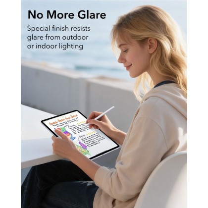 SZKŁO HARTOWANE ESR PAPER FEEL 2-PACK IPAD AIR 10.9” 4 / 5 / 2020-2022 / 11” 6 / 7 / 8 / 2024-2026 CLEAR