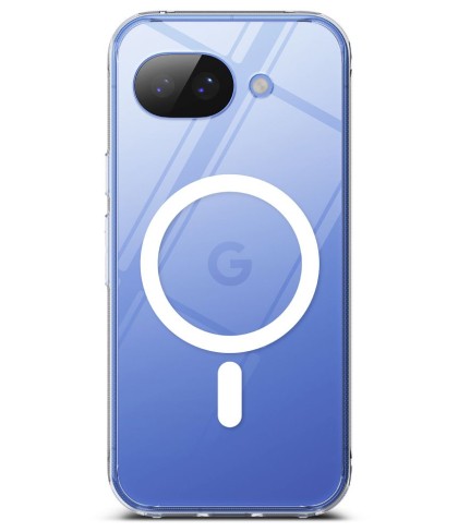 Удароустойчив твърд кейс с MagSafe за Google Pixel 10A от Ringke Fusion Magnetic - Clear