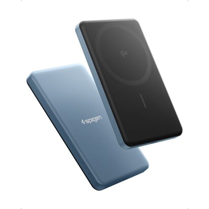 SPIGEN EA2205MQ ESSENTIAL MAGSAFE POWER BANK 5000MAH 22.5W QI2 TEAL BLUE