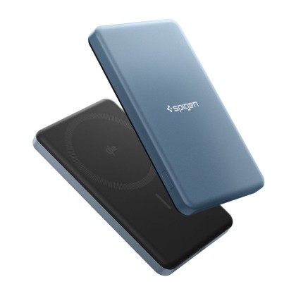 SPIGEN EA2205MQ ESSENTIAL MAGSAFE POWER BANK 5000MAH 22.5W QI2 TEAL BLUE