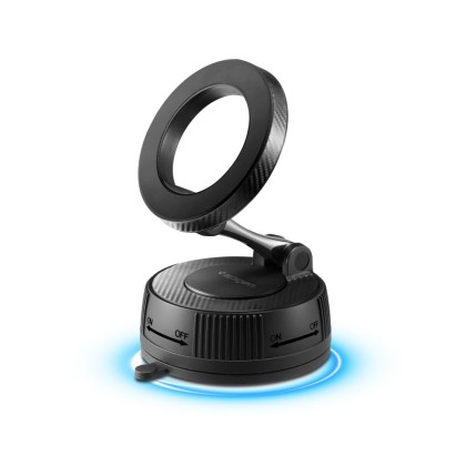 SPIGEN MFT36 VACUUMLOCK MAGNETIC MAGSAFE DASHBOARD CAR MOUNT BLACK