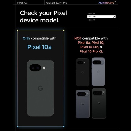 SZKŁO HARTOWANE SPIGEN GLAS.TR "EZ FIT PRO AC" 2-PACK GOOGLE PIXEL 10A CLEAR