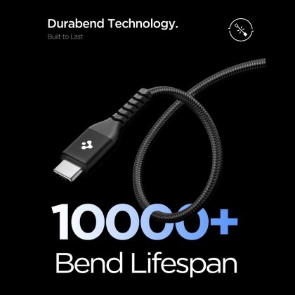 SPIGEN EB10010CCA ESSENTIAL TYPE-C CABLE 100W 100CM BLACK