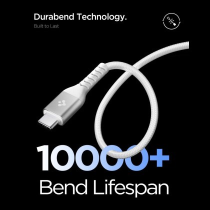 SPIGEN EB10010CCA ESSENTIAL TYPE-C CABLE 100W 100CM WHITE