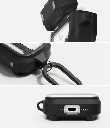 RINGKE UX MAGNETIC MAGSAFE APPLE AIRPODS PRO 3 BLACK/CLEAR