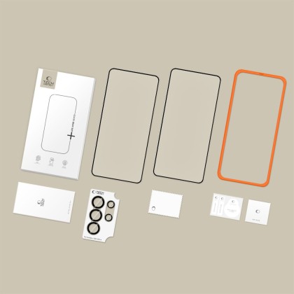 SZKŁO HARTOWANE TECH-PROTECT EASY SET+ 3-PACK GALAXY S26 ULTRA BLACK