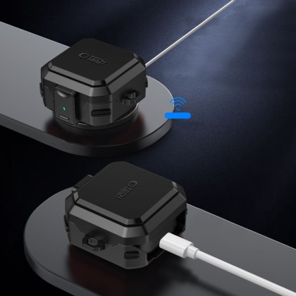 TECH-PROTECT CARBONOX MAGSAFE SAMSUNG GALAXY BUDS 4 / 4 PRO BLACK