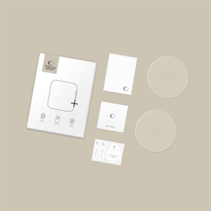 2 броя стъклени протектори за Amazfit T-Rex Ultra 2 от Tech Protect Glass Fit+ - Clear