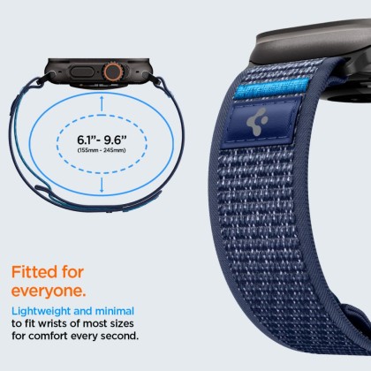SPIGEN ATHLEX AIR 2 APPLE WATCH 8 / 9 / 10 / 11 / SE / ULTRA (44 / 45 / 46 / 49 MM) ACTIVE NAVY BLUE