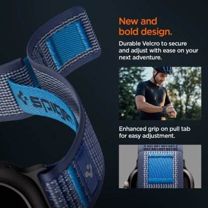 SPIGEN ATHLEX AIR 2 APPLE WATCH 8 / 9 / 10 / 11 / SE / ULTRA (44 / 45 / 46 / 49 MM) ACTIVE NAVY BLUE