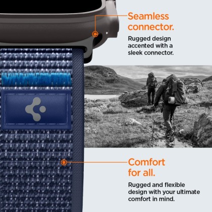 SPIGEN ATHLEX AIR 2 APPLE WATCH 8 / 9 / 10 / 11 / SE / ULTRA (44 / 45 / 46 / 49 MM) ACTIVE NAVY BLUE