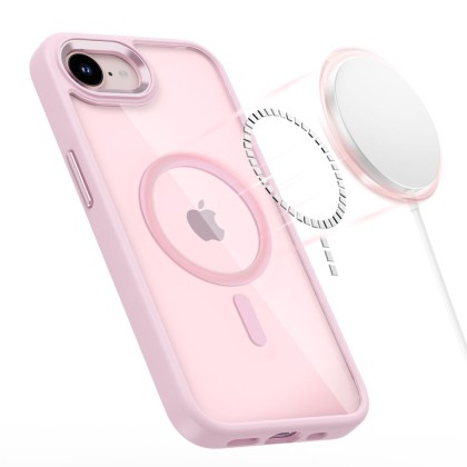 TECH-PROTECT MAGMAT MAGSAFE IPHONE 16E / 17E SOFT PINK/CLEAR