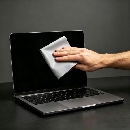 ŚCIERECZKA DO EKRANÓW TECH-PROTECT POLISHING CLOTH LAPTOP 13-14 GREY