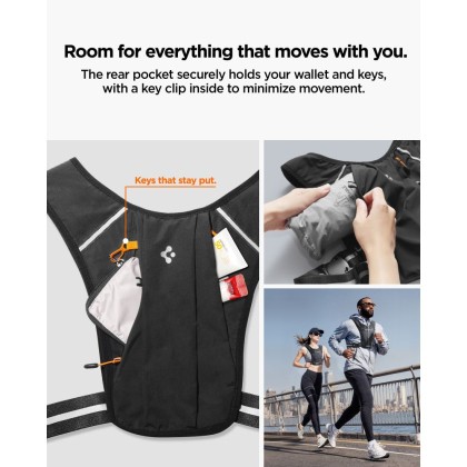 SPIGEN A720 DYNAMIC SHIELD RUNNING VEST (M-L) BLACK