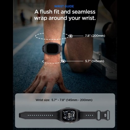 SPIGEN LIQUID AIR 'PRO' APPLE WATCH ULTRA 1 / 2 / 3 (49 MM) BLACK