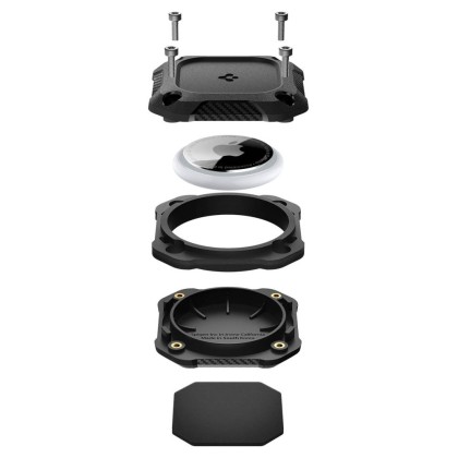 SPIGEN TOUGH ARMOR 4-PACK APPLE AIRTAG 1 / 2 BLACK