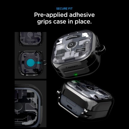 SPIGEN ULTRA HYBRID SAMSUNG GALAXY BUDS 4 / 4 PRO ZERO ONE BLACK