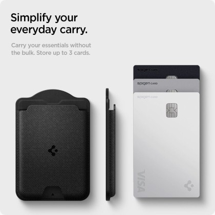 SPIGEN URBAN FIT WALLET MAGSAFE MAGNETIC CARD HOLDER GALAXY S BLACK