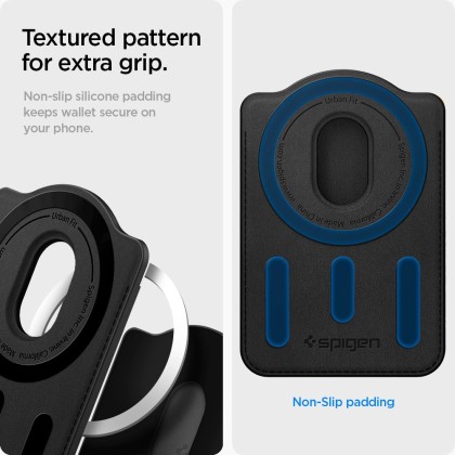 SPIGEN URBAN FIT WALLET MAGSAFE MAGNETIC CARD HOLDER GALAXY S BLACK