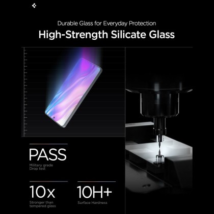 SZKŁO ANTYREFLEKSYJNE SPIGEN GLAS.TR 'EZ FIT PRO AC' ANTI REFLECTION 2-PACK GALAXY S26 CLEAR