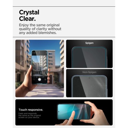 SZKŁO HARTOWANE SPIGEN GLAS.TR ”EZ FIT HD” GALAXY A36 / A37 5G CLEAR