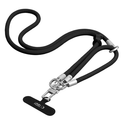 TECH-PROTECT C10S ROPE CROSSBODY & WRIST BLACK/TITANIUM