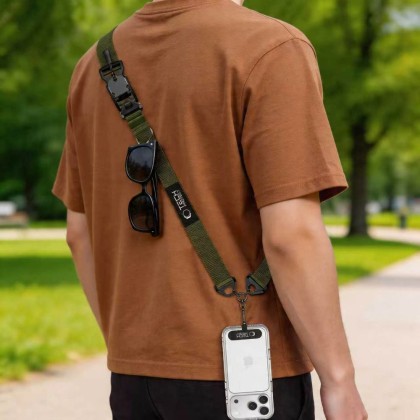 TECH-PROTECT C9S ROPE CROSSBODY ARMY GREEN