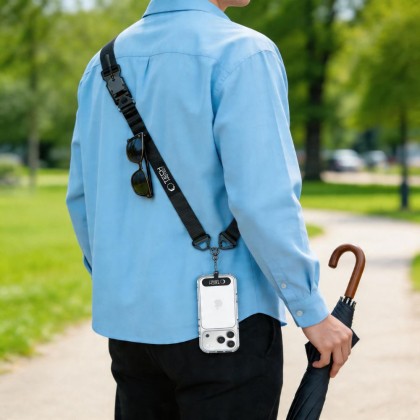 TECH-PROTECT C9S ROPE CROSSBODY BLACK
