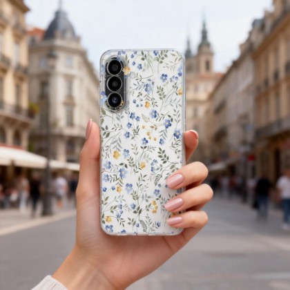 Силиконов кейс за Samsung Galaxy A27 5G от Tech-Protect FlexAir - Spring Flowers