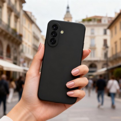 Силиконов кейс за Samsung Galaxy A27 5G от Tech-Protect Icon - Black