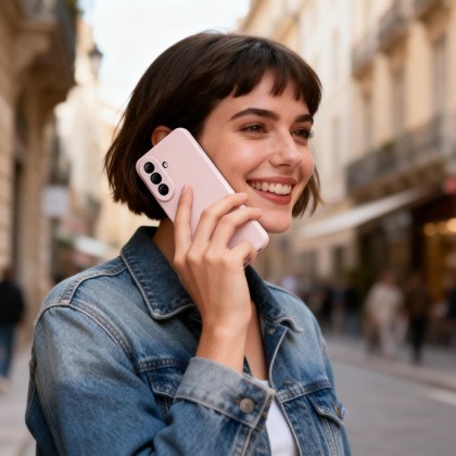 Силиконов кейс за Samsung Galaxy A27 5G от Tech-Protect Icon - Pink