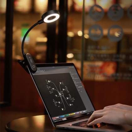 TECH-PROTECT LL100 CLIP READING LIGHT BLACK