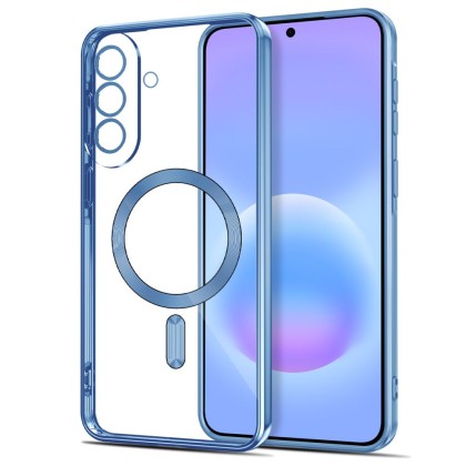 Твърд кейс с MagSafe и протектор за камерата на Samsung Galaxy A57 5G от Tech-Protect MagFlex - Sky Blue
