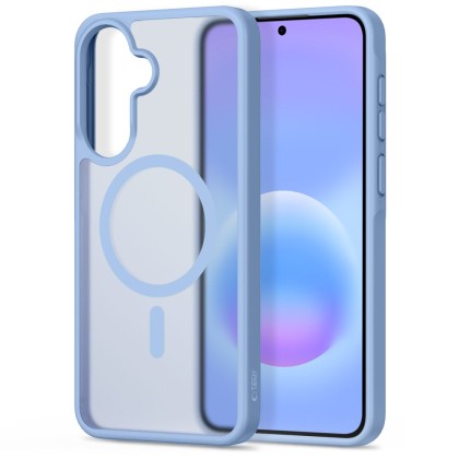 Твърд кейс с MagSafe пръстен за Samsung Galaxy A57 5G от Tech-Protect MagMat - IcyBlue