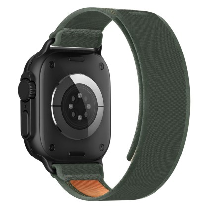 TECH-PROTECT NYLON ELITE APPLE WATCH 8 / 9 / 10 / 11 / SE / ULTRA (44 / 45 / 46 / 49 MM) GREEN/ORANGE