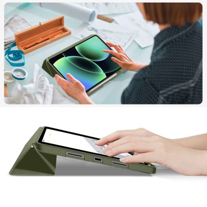 Силиконов калъф за Xiaomi Pad 7 / 7 Pro / 8 / 8 Pro 11.2 от Tech-Protect SC Pen -  Pine Green