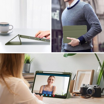 Силиконов калъф за Xiaomi Pad 7 / 7 Pro / 8 / 8 Pro 11.2 от Tech-Protect SC Pen -  Pine Green