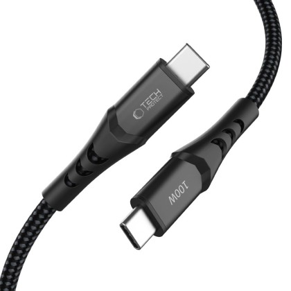 TECH-PROTECT UB11T ULTRABOOST TYPE-C CABLE PD 100W / QC3.0 200CM BLACK