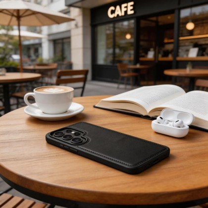 Кожен тефтер за Samsung Galaxy S26 Ultra от Tech-Protect Wallet - Black