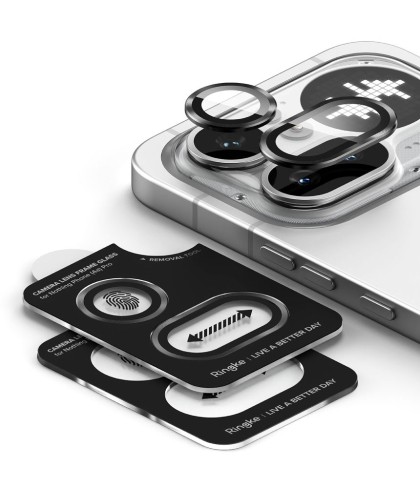 OSŁONA APARATU RINGKE CAMERA FRAME PROTECTOR 2-PACK NOTHING PHONE 4A PRO BLACK