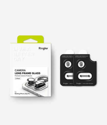 OSŁONA APARATU RINGKE CAMERA FRAME PROTECTOR 2-PACK NOTHING PHONE 4A PRO BLACK