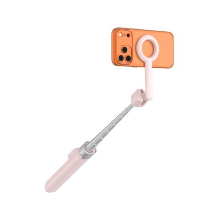 TECH-PROTECT L10S MAGSAFE BLUETOOTH SELFIE STICK TRIPOD PINK/GREY