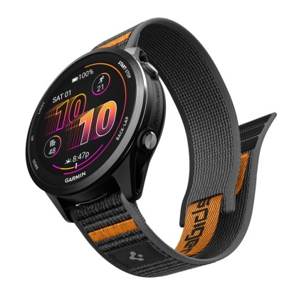 SPIGEN ATHLEX AIR GARMIN QUICK RELEASE 22 MM ACTIVE BLACK/ORANGE