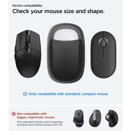 SPIGEN LD220 MOUSE SLEEVE BLACK