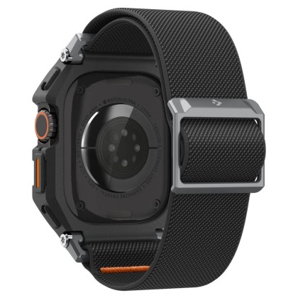 SPIGEN LITE FIT PRO & TEMPERED GLASS APPLE WATCH ULTRA 1 / 2 / 3 (49 MM) MATTE BLACK